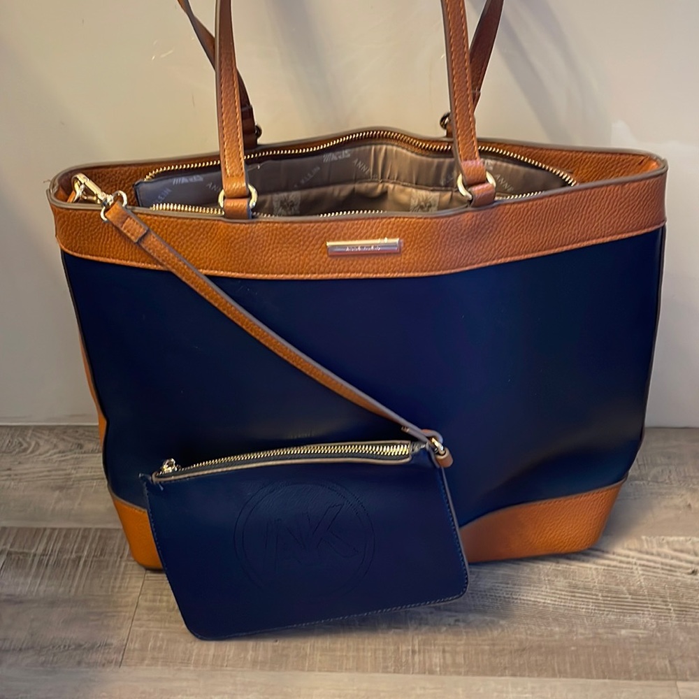 Anne Klein Navy Tote